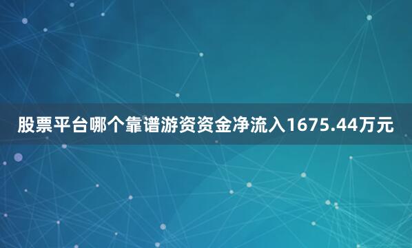 股票平台哪个靠谱游资资金净流入1675.44万元
